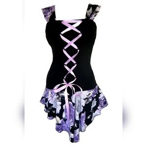 Dare to Wear 2X 14 16 Flirty Top in Lavendar Rose